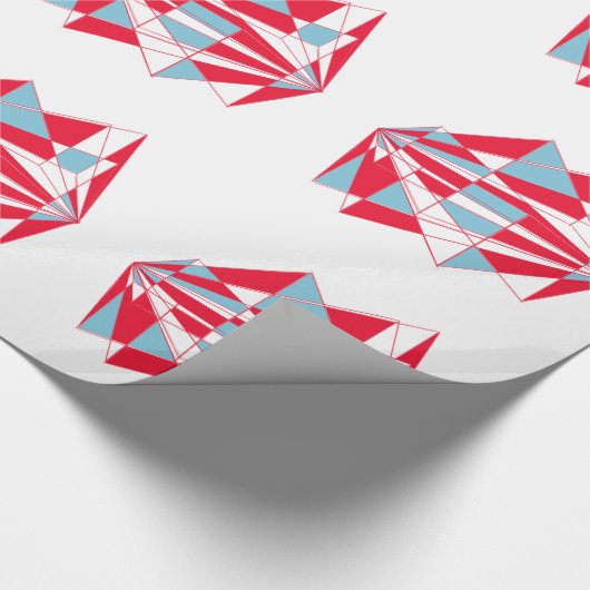 Coloratief perspectief cadeaupapier (Hoek)