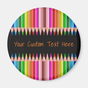 Coloration des crayons magnets personnalisés