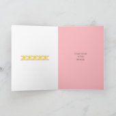 Coloration des oeufs de Pâques Carte de voeux (Intérieur)