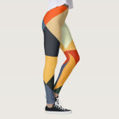 ColorBlock Geometric Art Leggings (Rechts)
