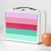 Colorblock Horizontale Stripe Viva Magenta Spring (In situ)