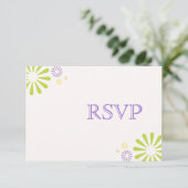 Colorbursts Wedding RSVP (Debout devant)
