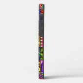 Colorbust Squares Iphone 12 Hoesje (Achterkant / Links)