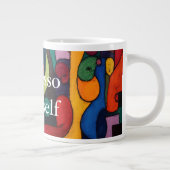 Colorcube 2 Cubisme coloré Spécialité Mug (Droite)
