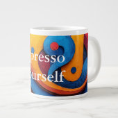Colorcube 5 Cubisme coloré Spécialité Mug (Devant droit)