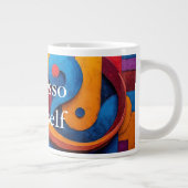 Colorcube 5 Cubisme coloré Spécialité Mug (Droite)
