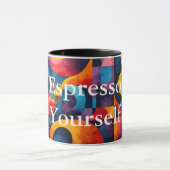Colorcube 6 Cubisme coloré Combo Mug (Centre)