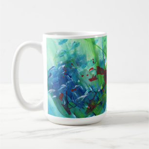 Coloré Abstrait Acrylique Art Café Mug