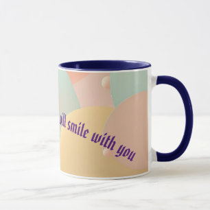 Coloré Abstrait élégant Mug personnalisé