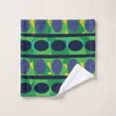 Coloré Abstrait moderne géométrique (Gant de toilette)