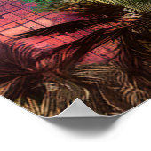 Coloré Abstrait Phoenix Arizona Skyline Poster (Coin)