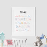 Coloré Alphabet manuscrit Poster éducatif<br><div class="desc">Introduisez votre enfant à l'alphabet avec une touche de créativité en utilisant l'affiche éducative Colorful manuscrite Alphabet. Cette affiche animée présente chaque lettre de l'alphabet dans un style dynamique et manuscrit, dressé contre un arrière - plan coloré qui rend l'apprentissage attrayant et amusant. Le design ludique et les couleurs riches...</div>