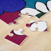 Coloré, Amusant, Art de Doodle Funky Puzzle (Côté)