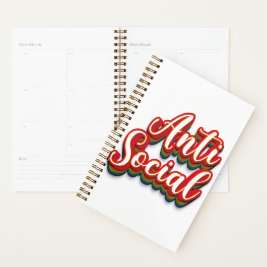 Coloré anti-social (Devant avec enveloppe)