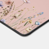 Coloré Aquarelle Fleur sauvage de bureau Mat (Coin)