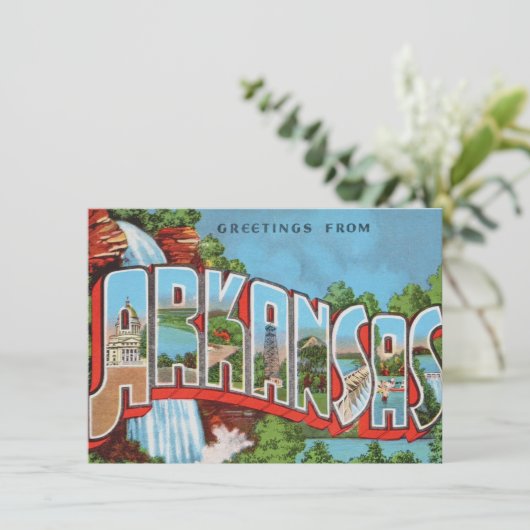 Coloré Arkansas Moving Faire-part (Debout devant)