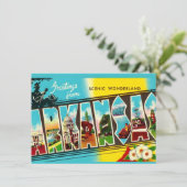 Coloré Arkansas Salutation Moving Faire-part (Debout devant)