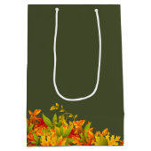 Coloré Automne en chute Feuille sac cadeau (Dos)