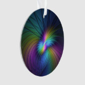 Coloré Avec Bleu Moderne Art Fractal Abstrait (devant)