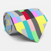 Colore Blocs Cravate Rayée (Roulé)