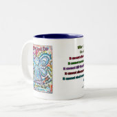 Coloré Cancer Ange Mug (Devant gauche)