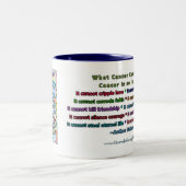 Coloré Cancer Ange Mug (Centre)