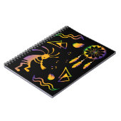 Coloré Carnet amérindien Kokopelli (Côté gauche)