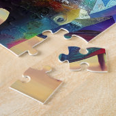 Coloré Cheval Mustang Jigsaw Puzzle (Côté)