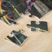 Coloré Cobh Harbour sur Grey Irlande day Puzzle (Côté)