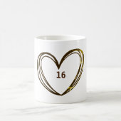COLORÉ COEUR TEXTE MUG (Centre)