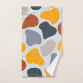 Coloré, cool, tendance, bio géométrique moderne (Serviette à main)