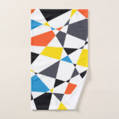Coloré, cool, tendance, formes géométriques modern (Serviette à main)