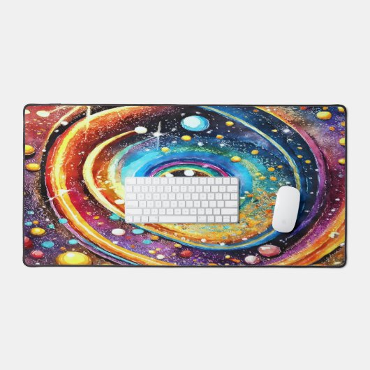 COLORÉ COSMIQUE D'EAU CONCEPTION SPATIALE (Clavier et souris)