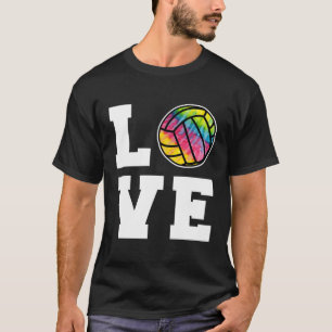 Coloré Cravate-Dye Volleyball Amour Sweat - shirt 