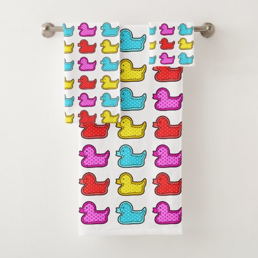 Coloré Dotty Duck Motif Blanc (En situation)