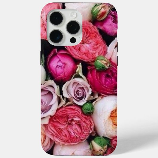 Coloré élégant coque iphone floral (Verso)