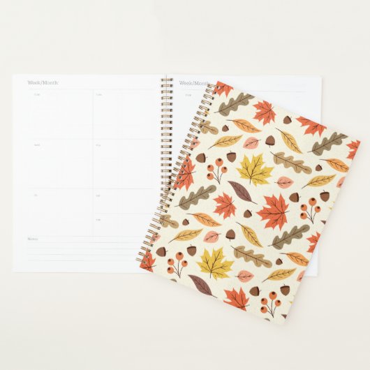 Coloré Feuille d'automne Motif (Devant avec enveloppe)