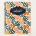 COLORÉ FEUILLES RETRO SUPER BOTANIQUE<br><div class="desc">L'image numérique d'inspiration super se dévoile dans une palette de terre chaude élégante de jaune orange,  rose,  bleu poussiéreux et vert sur un arrière - plan crème. Cool et féminine et élégante,  Disponible sur de nombreux produits. Pour obtenir de l'aide ou une demande personnalisée,  veuillez me contacter à citronelladesign@gmail.com</div>