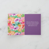 Coloré Floral Rustique Moderne Kraft Merci (Intérieur)