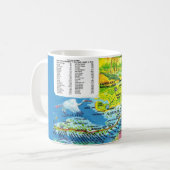 Coloré Florida Keys Carte Mug (Devant gauche)