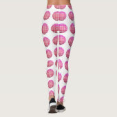 Coloré forme circulaire géométrique Leggings (Dos)