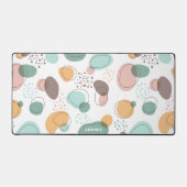 Coloré formes organiques motif monogramme (Recto)