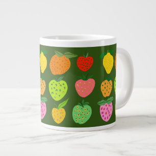 Coloré fruité motif géant tasse à café