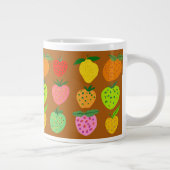 Coloré fruité motif géant tasse à café (Droite)