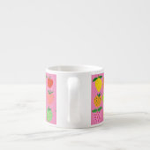 Coloré fruité motif os china mug (Dos)