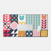 Coloré Géométrique Mi-Siècle Funky (Clavier et souris)