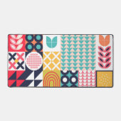 Coloré Géométrique Mi-Siècle Funky (Recto)