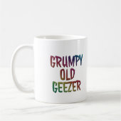 Coloré Grumpy Old Geezer Mug Cup (Gauche)