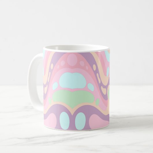 Coloré Happy Pastel Mug (Devant gauche)