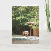 Coloré, Joyeux 5e anniversaire, carte (Devant)